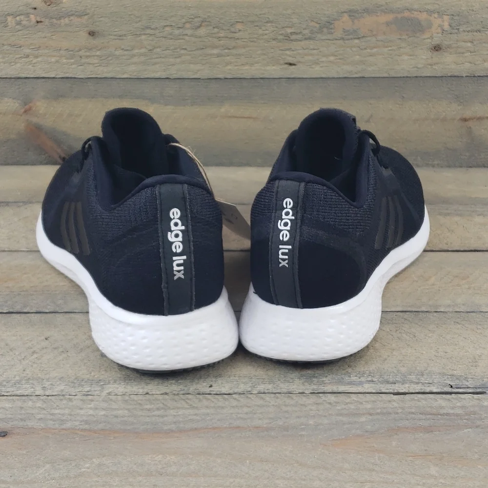 adidas Edge Lux 4 Women's Running Shoes Black White - Picture 7 of 12